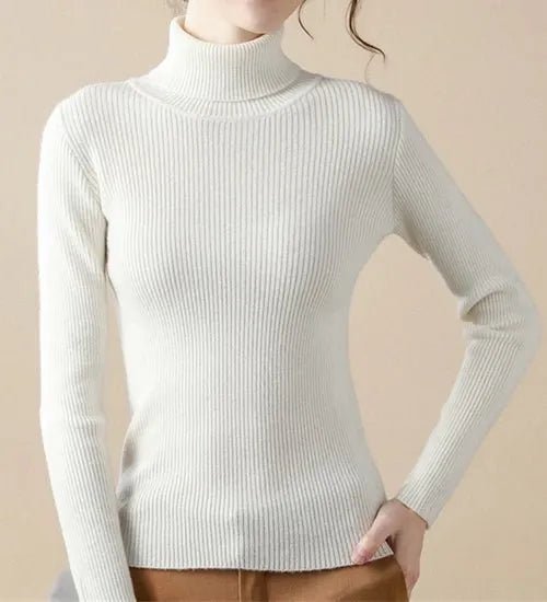 Pull à col roulé en cachemire - deslyshopping