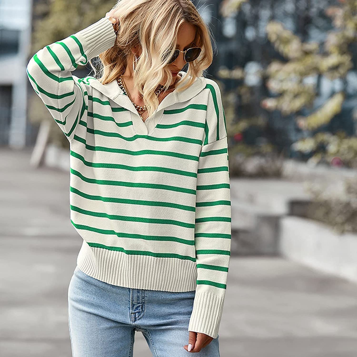 Pull à manches longues pour femmes, - deslyshopping