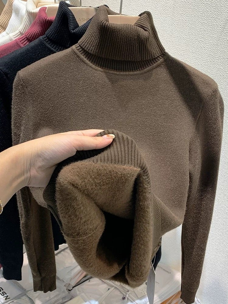 Pull d'hiver à col roulé - deslyshopping