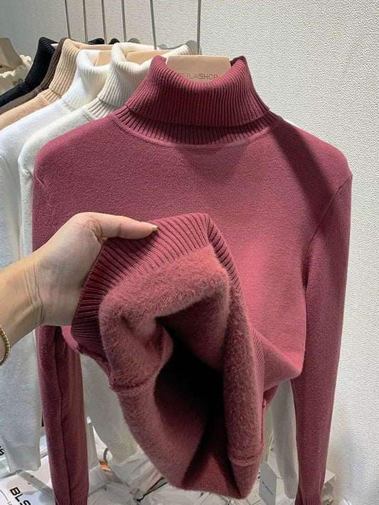 Pull d'hiver à col roulé - deslyshopping