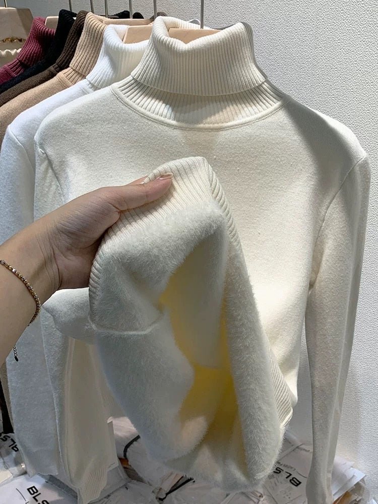 Pull d'hiver à col roulé - deslyshopping