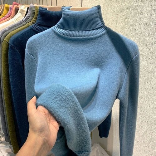 Pull d'hiver à col roulé - deslyshopping