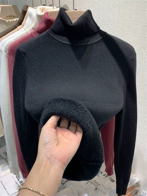Pull d'hiver à col roulé - deslyshopping