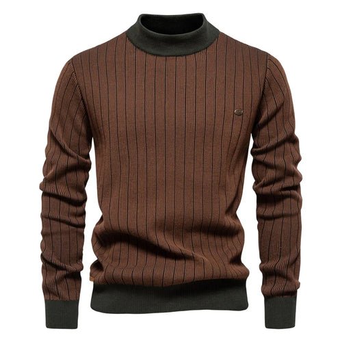 🔥 Pull Homme Automne - Hiver – Col Mi - Haut - deslyshopping