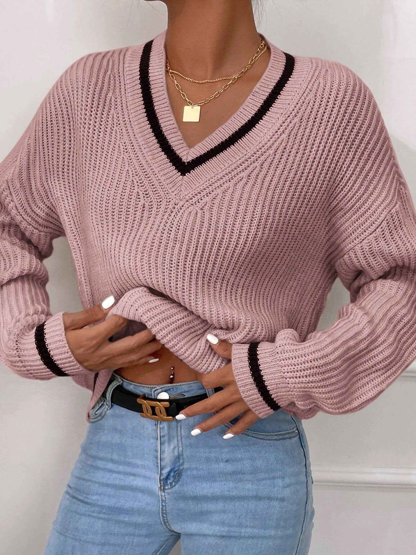 Pull rayé preppy chic - deslyshopping