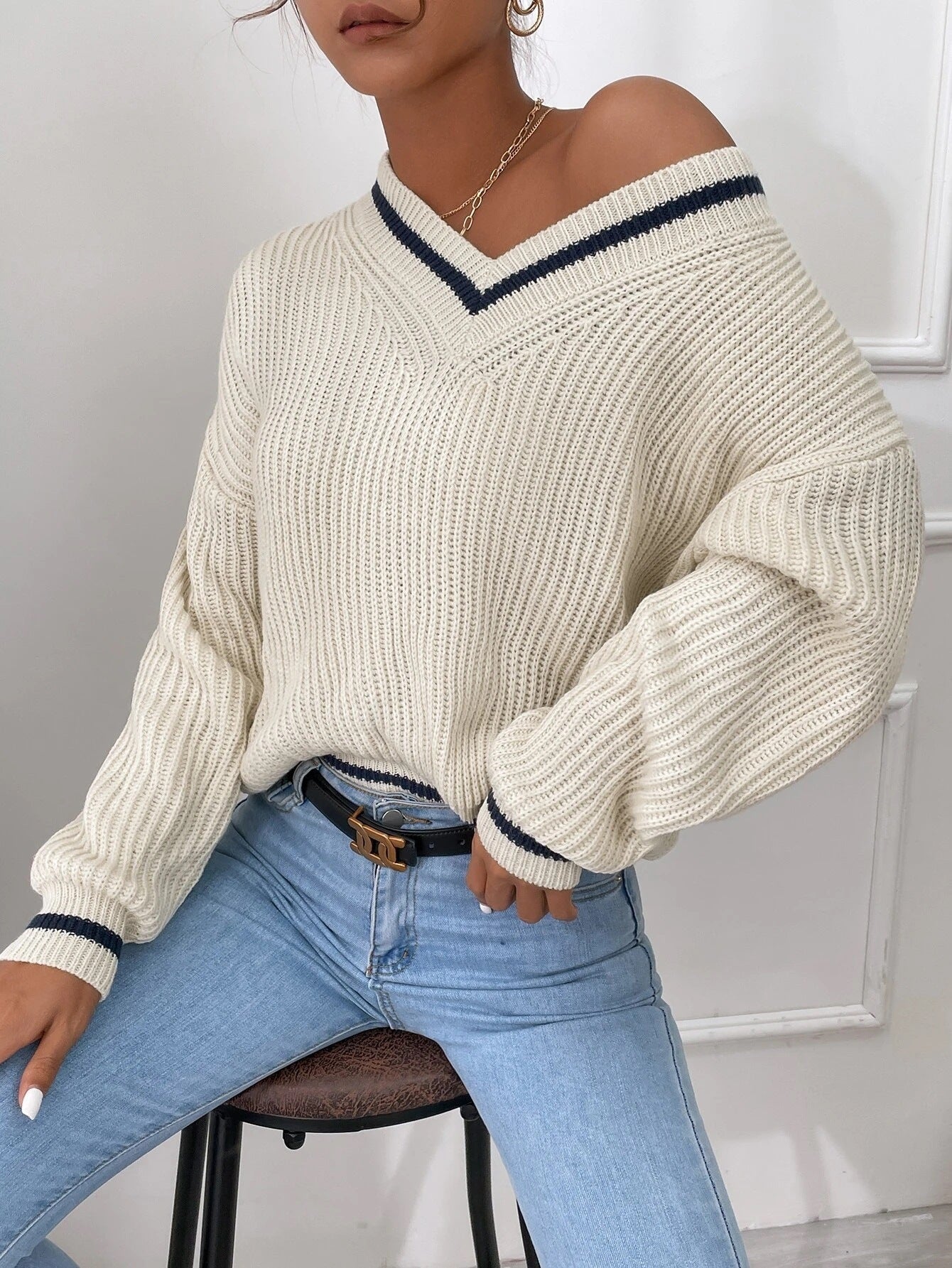Pull rayé preppy chic - deslyshopping
