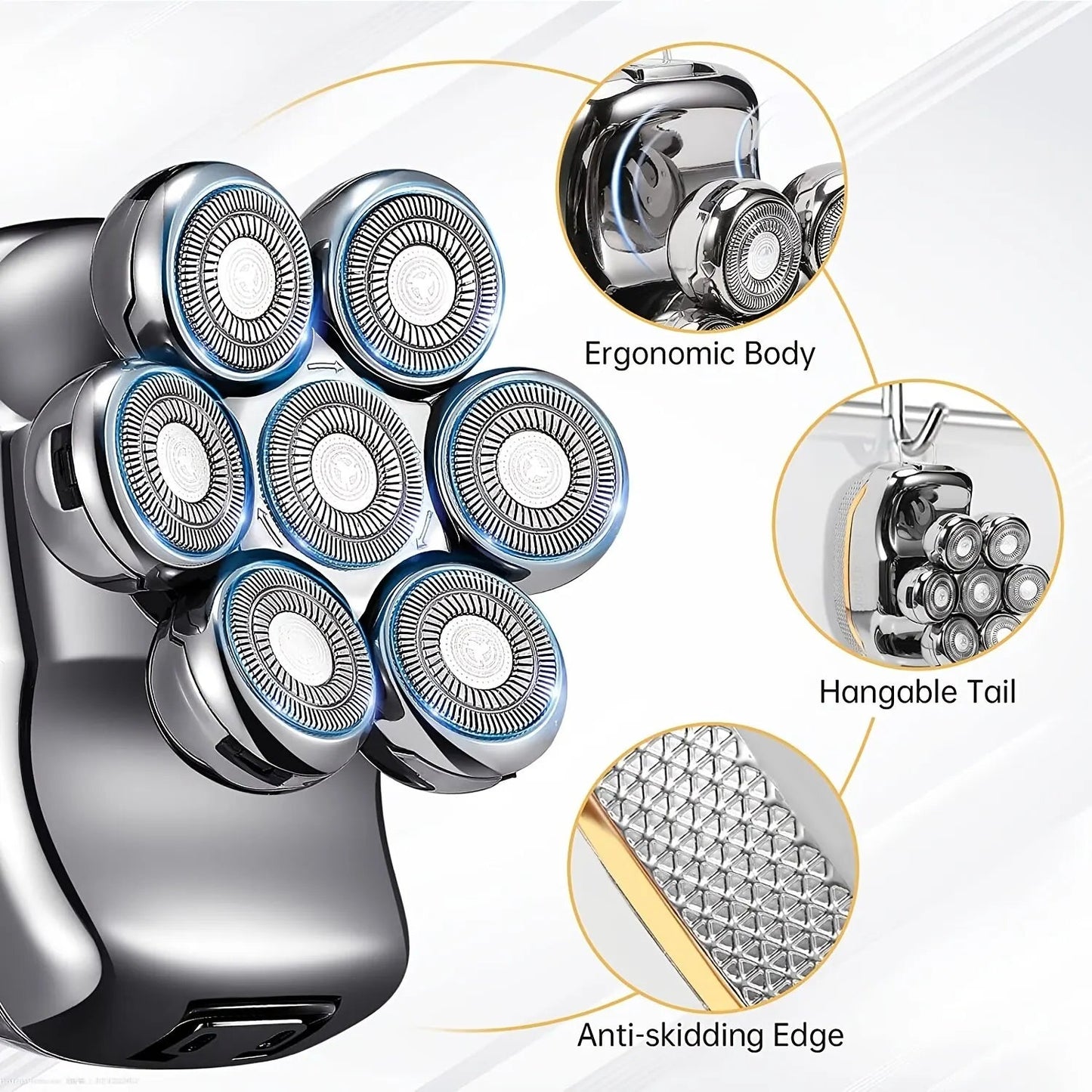 Rasoir Électrique Rechargeable Sans Fil - deslyshopping