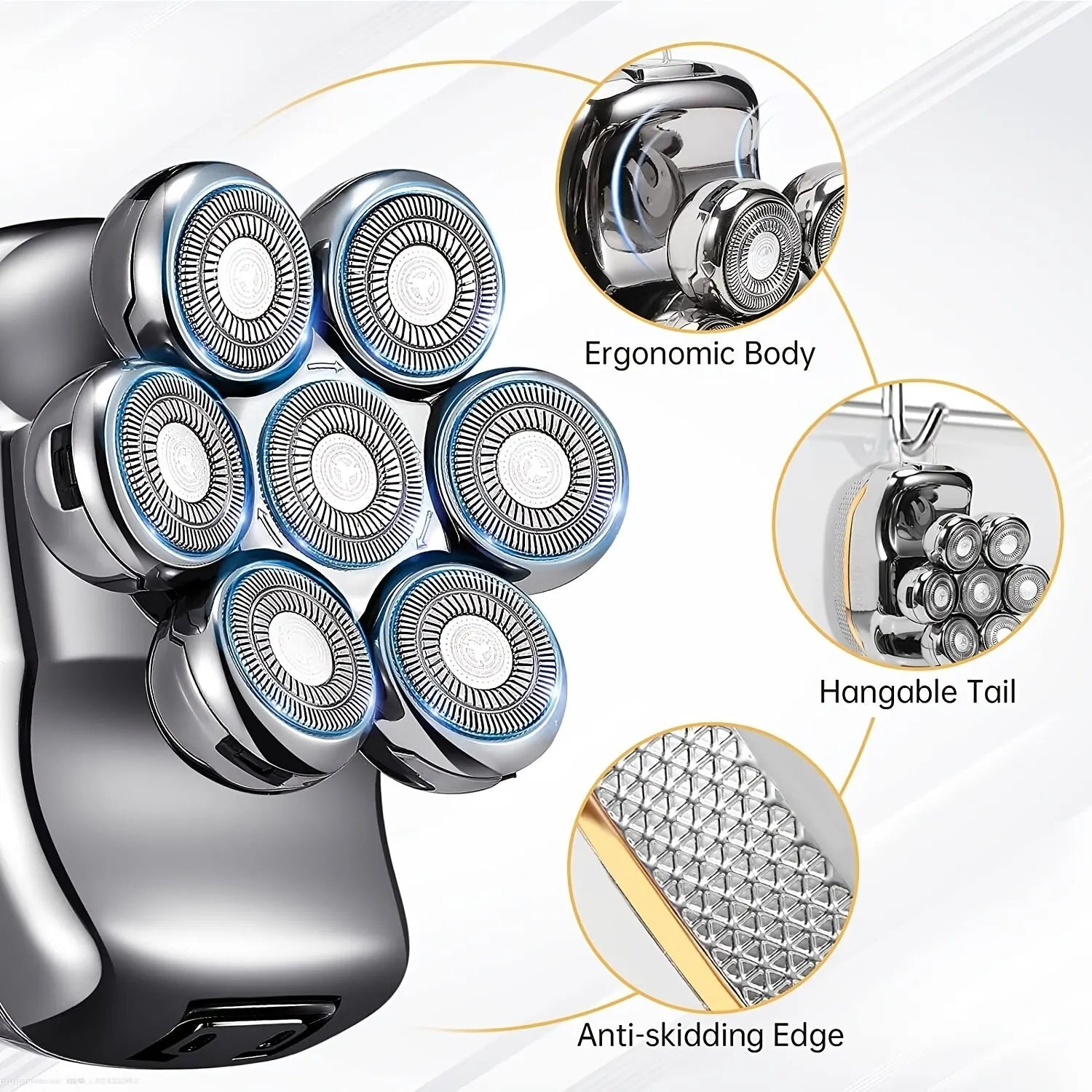 Rasoir Électrique Rechargeable Sans Fil - deslyshopping