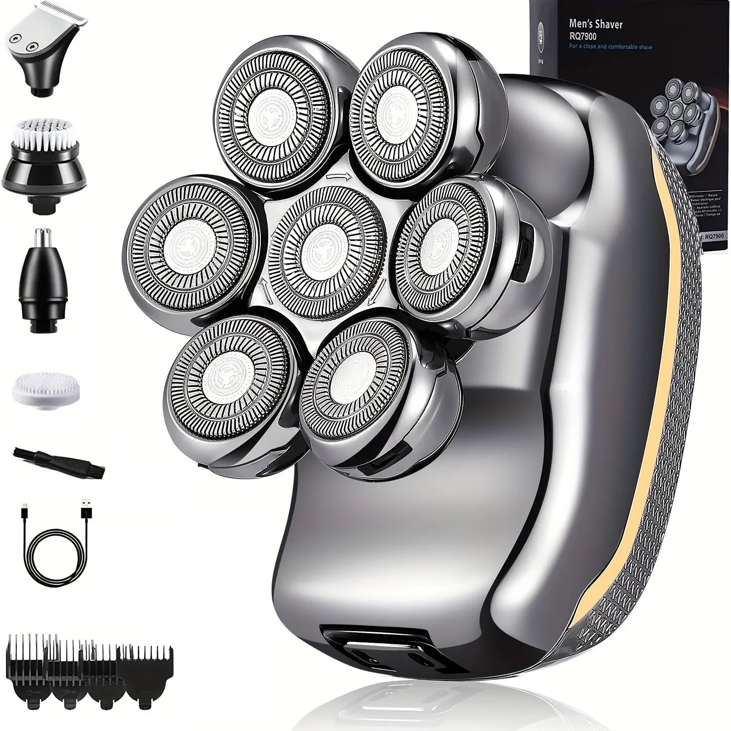Rasoir Électrique Rechargeable Sans Fil - deslyshopping