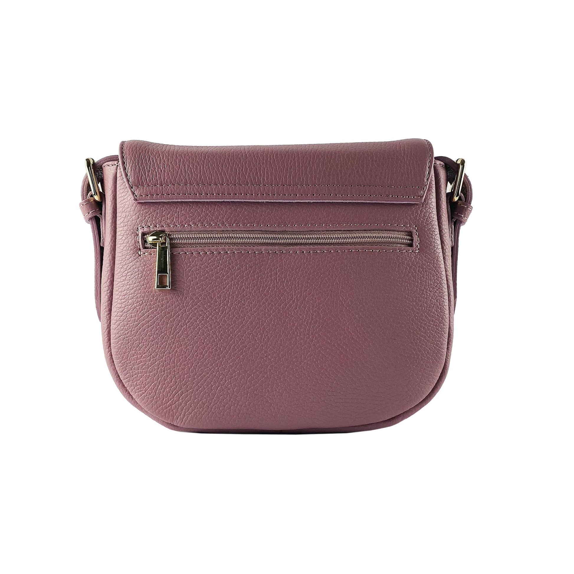 RB1002AZ | Sac Cuir Rose Femme – Bandoulière Made in Italy - deslyshopping