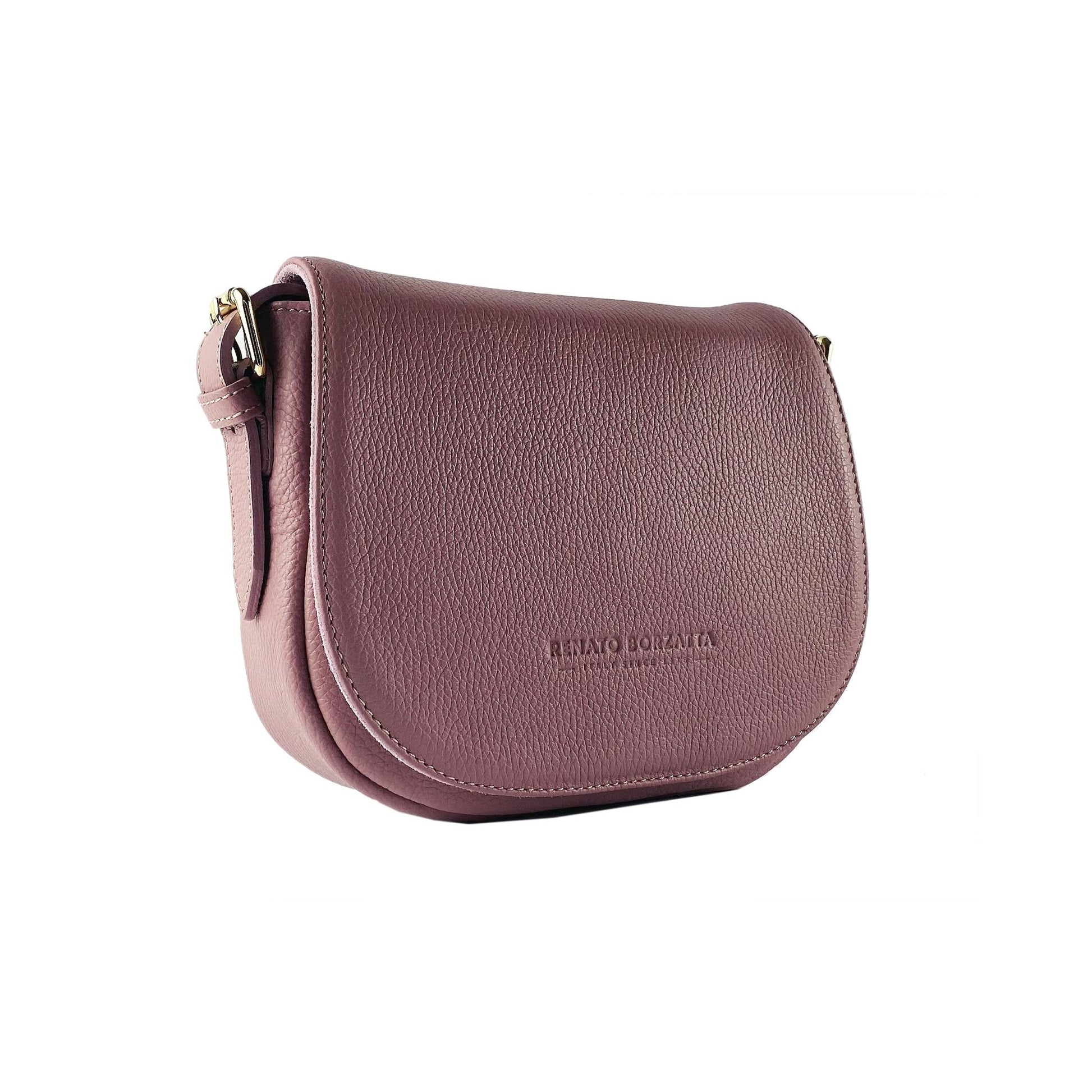RB1002AZ | Sac Cuir Rose Femme – Bandoulière Made in Italy - deslyshopping
