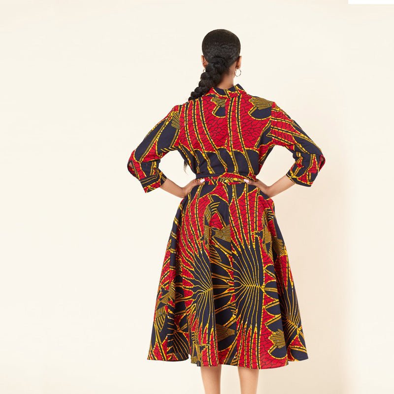 Robe Africaine en Polyester - deslyshopping