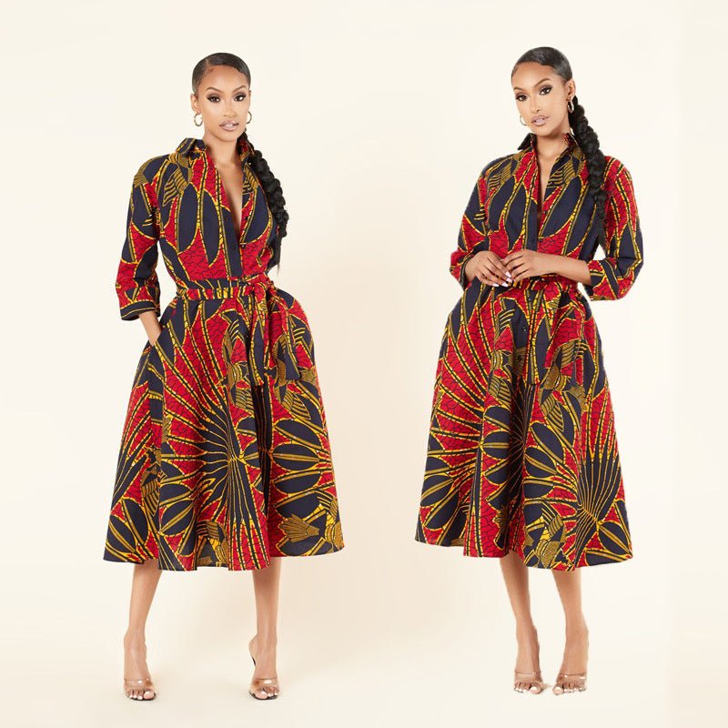Robe Africaine en Polyester - deslyshopping