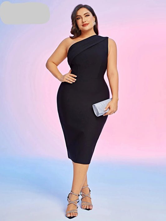 Robe Bandage Noire D'été - deslyshopping