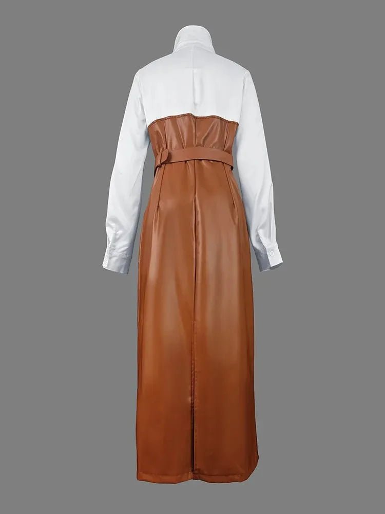Robe Chemise Mi - Longue Femme - deslyshopping