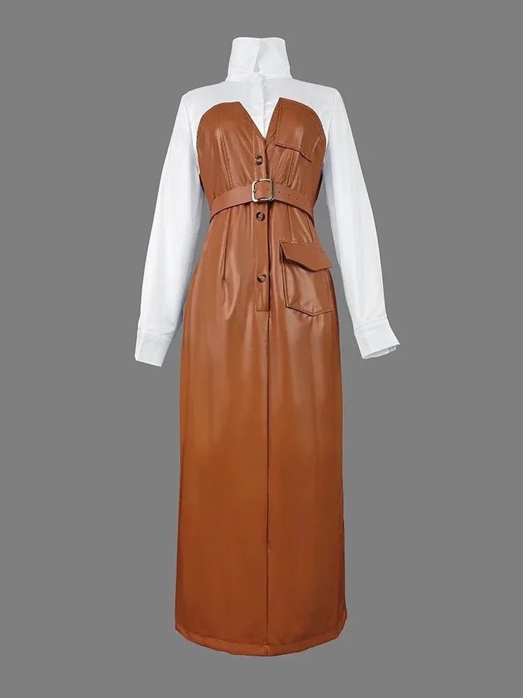 Robe Chemise Mi - Longue Femme - deslyshopping