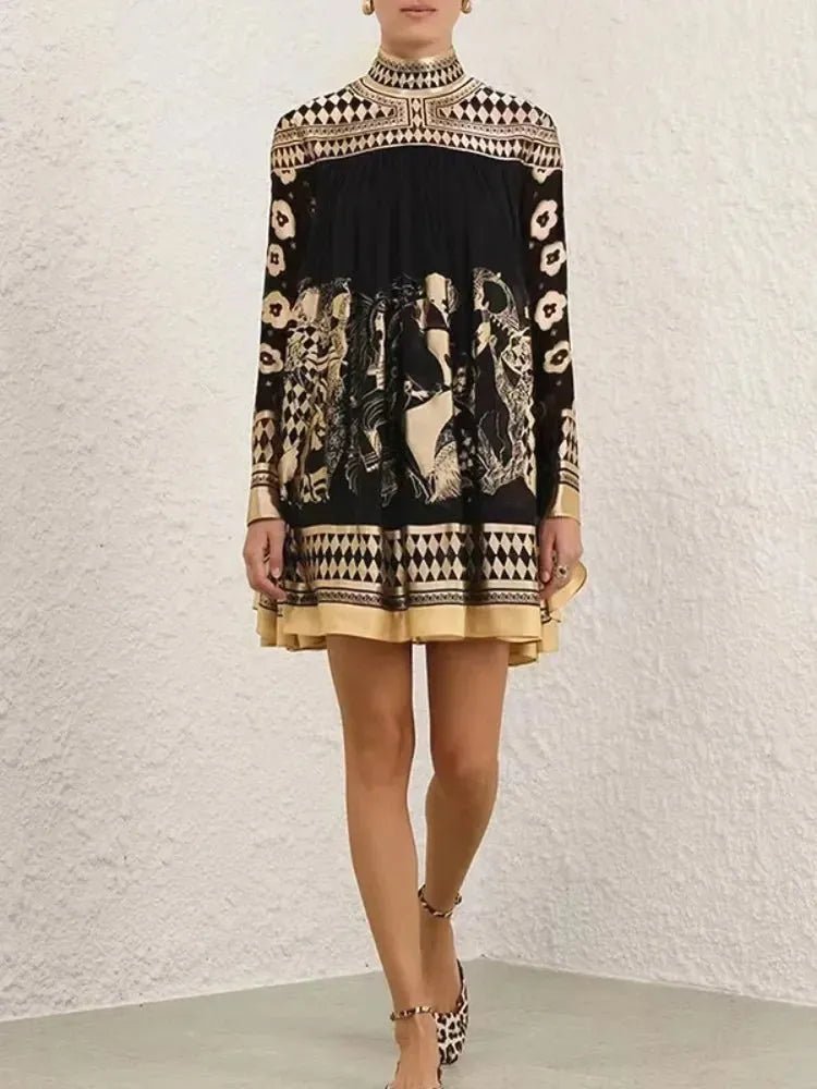 Robe de Soirée Coupe Trapèze - deslyshopping