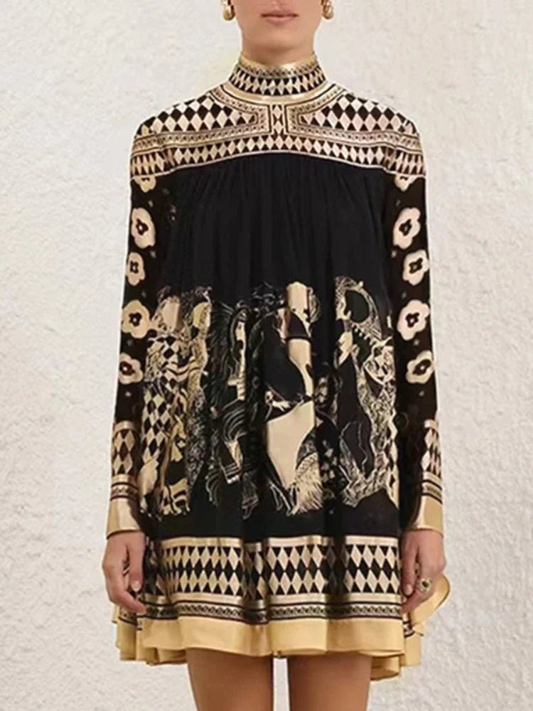 Robe de Soirée Coupe Trapèze - deslyshopping