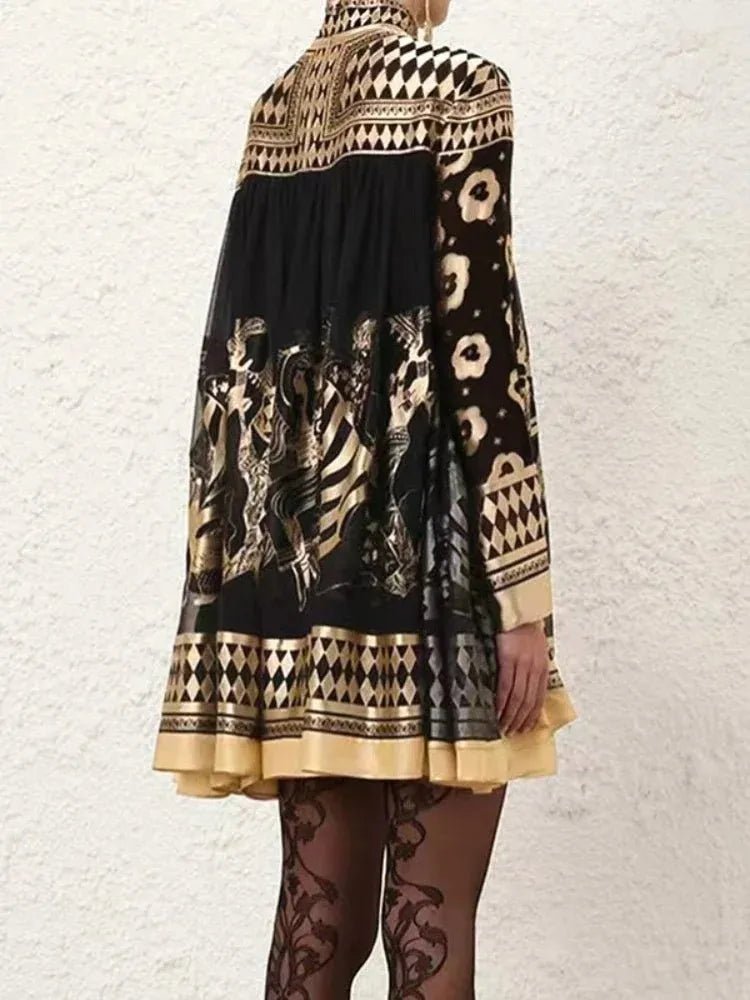 Robe de Soirée Coupe Trapèze - deslyshopping