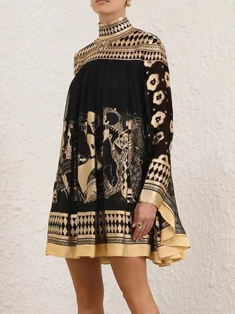 Robe de Soirée Coupe Trapèze - deslyshopping