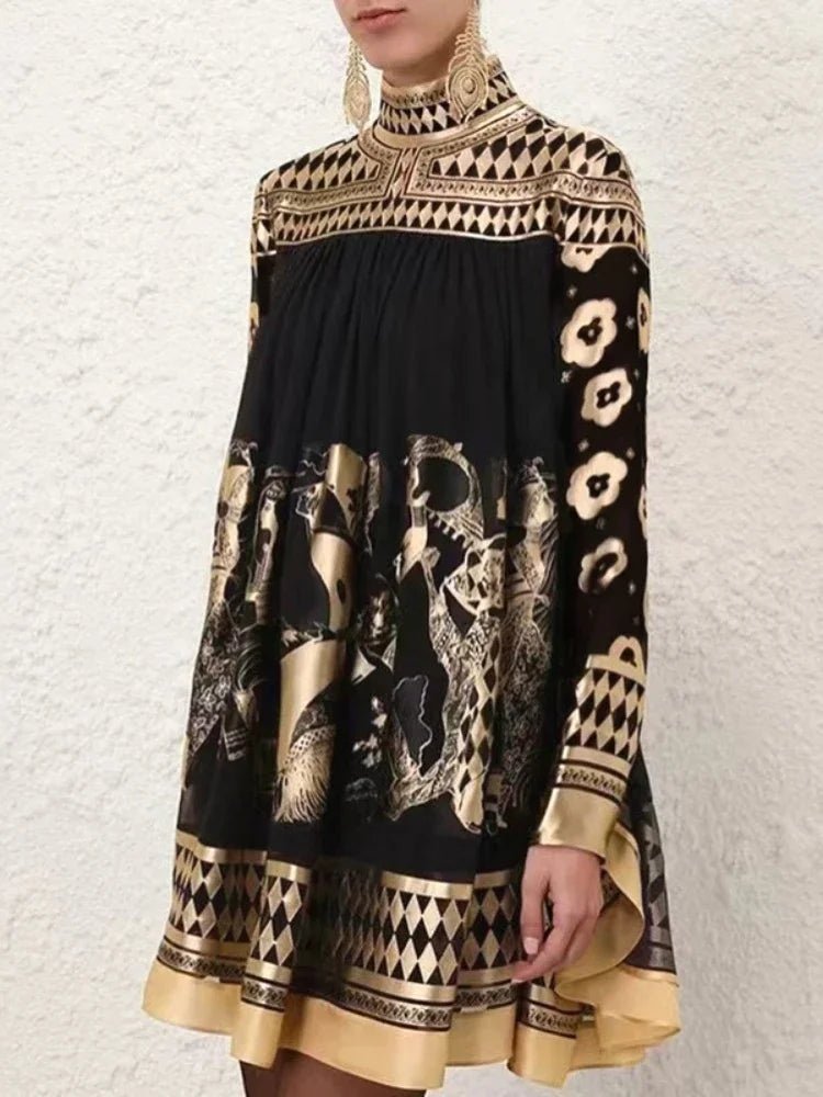 Robe de Soirée Coupe Trapèze - deslyshopping