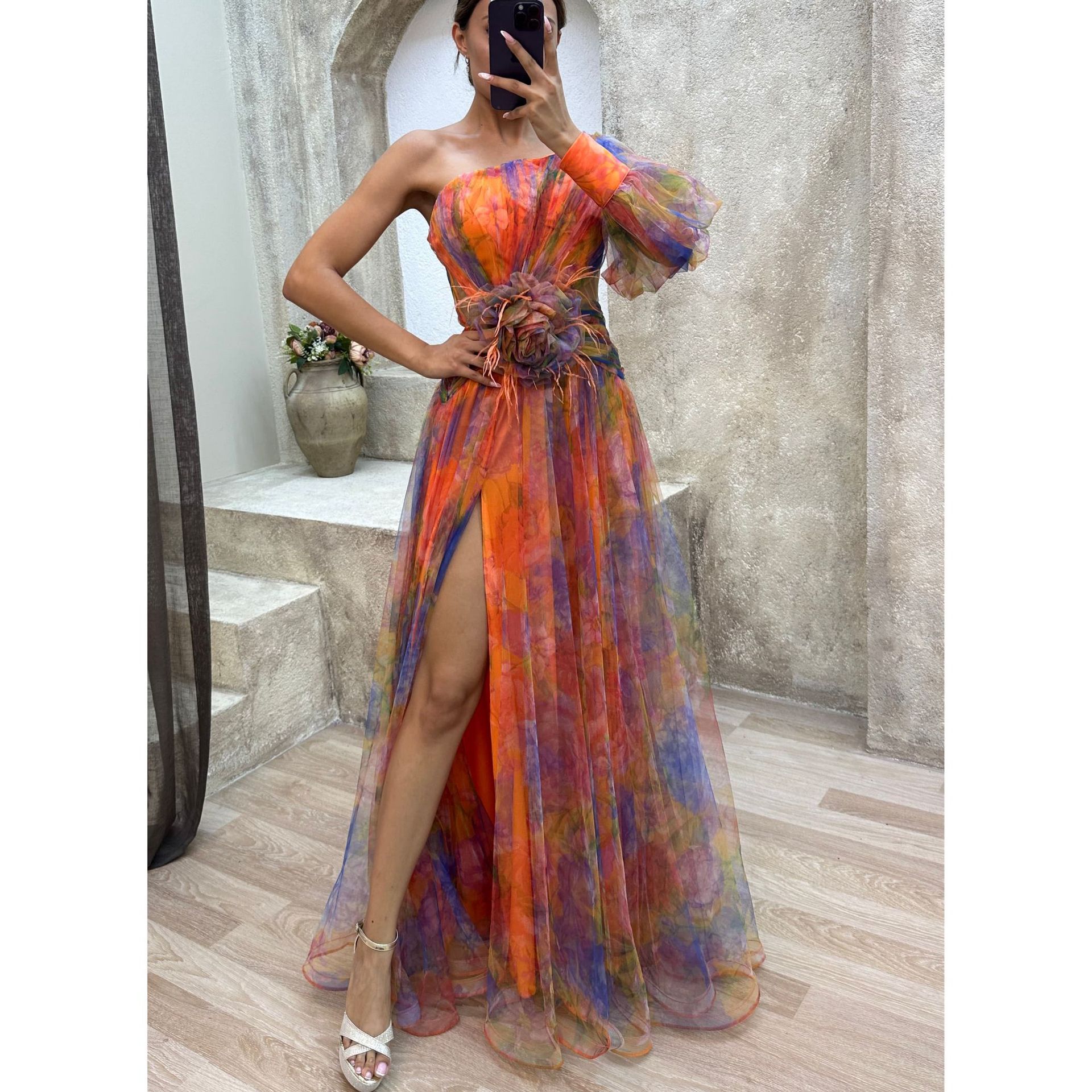 Robe d'été à épaules dénudées - deslyshopping