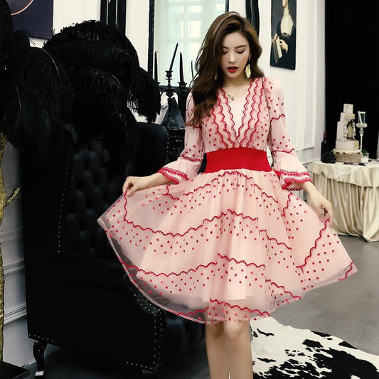 Robe féminine à manches - deslyshopping