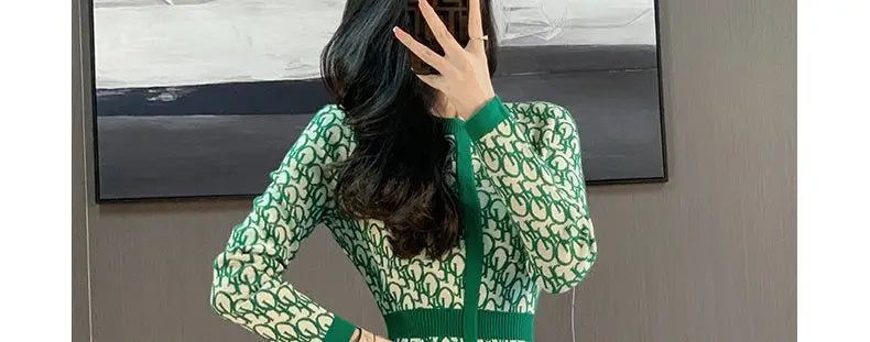 Robe imprimée chic automne - deslyshopping