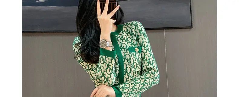 Robe imprimée chic automne - deslyshopping