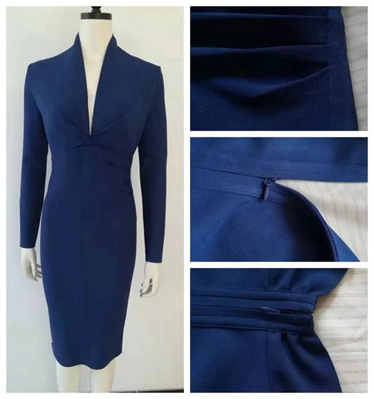 Robe sexy manches longues - deslyshopping