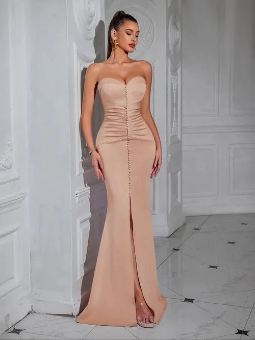 Robes élégantes à boutons - deslyshopping