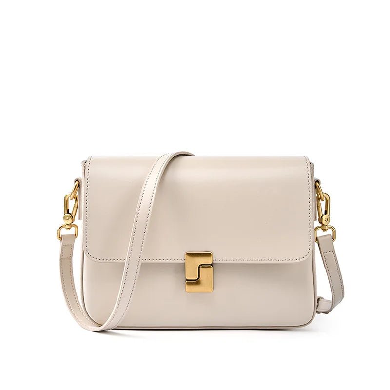 👜 Sac à Bandoulière Carré en Cuir Véritable - deslyshopping
