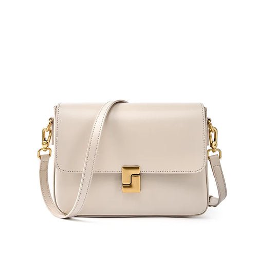 👜 Sac à Bandoulière Carré en Cuir Véritable - deslyshopping