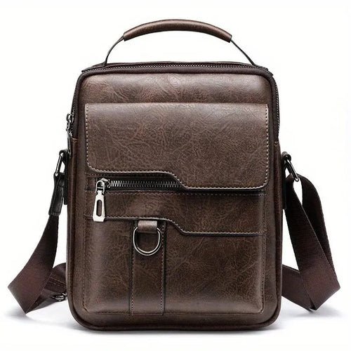 Sac à Bandoulière Homme en Cuir PU - Étui iPad 9,7" - deslyshopping