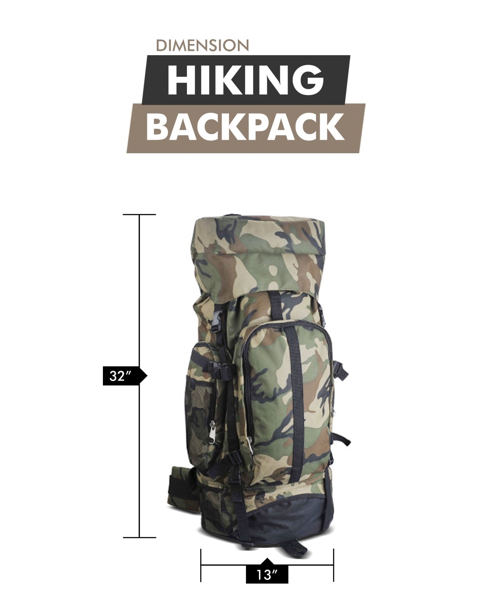 🎒 Sac à dos d'alpiniste imperméable 30" - deslyshopping