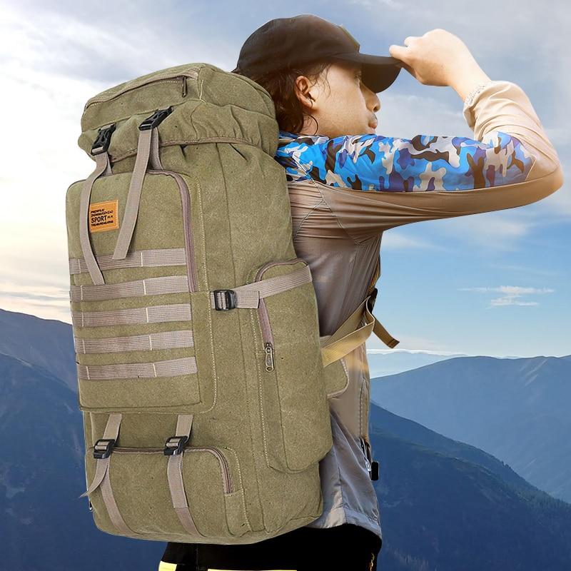 🎒 Sac à dos de camping & randonnée 100L - deslyshopping