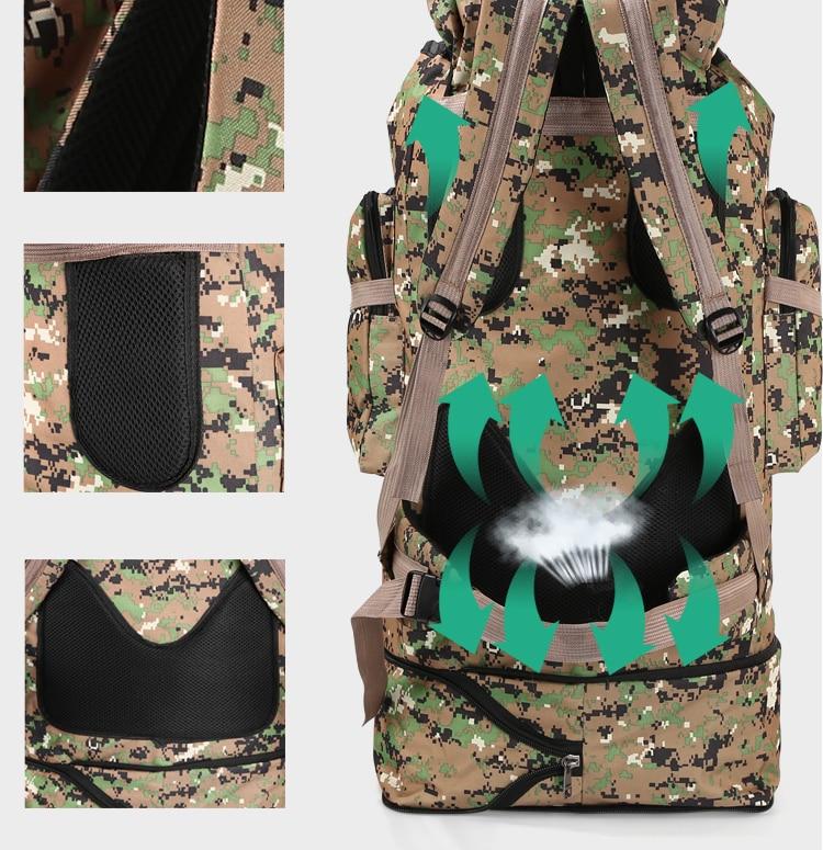 🎒 Sac à dos de camping & randonnée 100L - deslyshopping