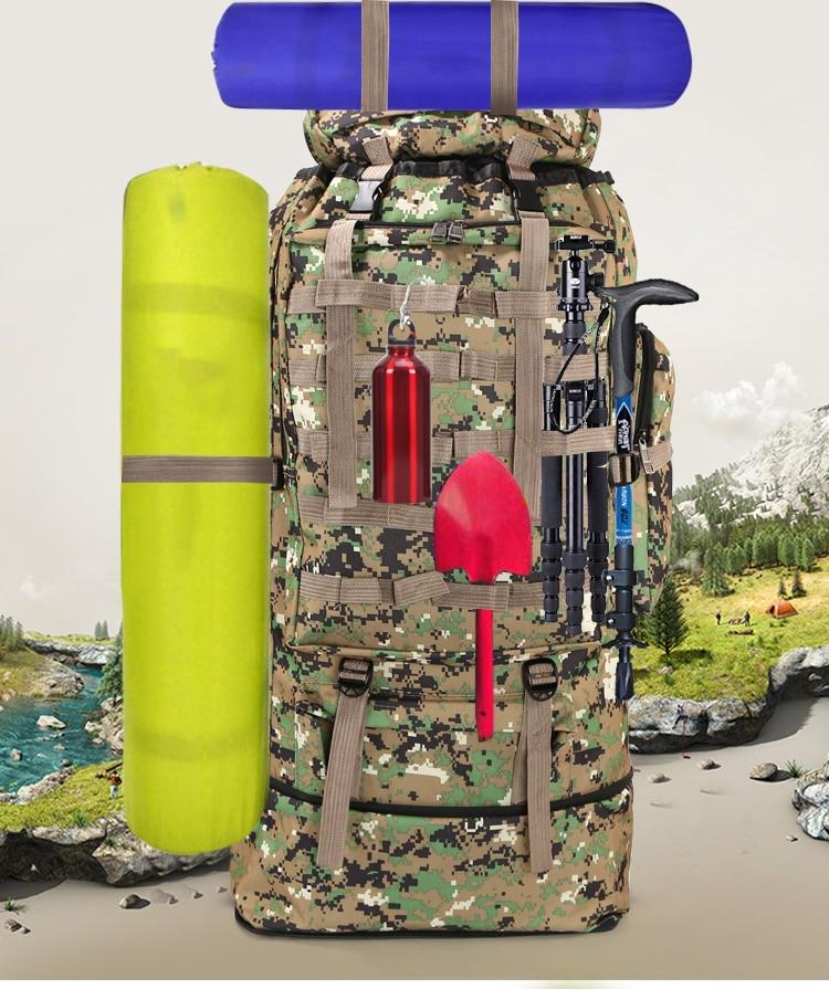 🎒 Sac à dos de camping & randonnée 100L - deslyshopping