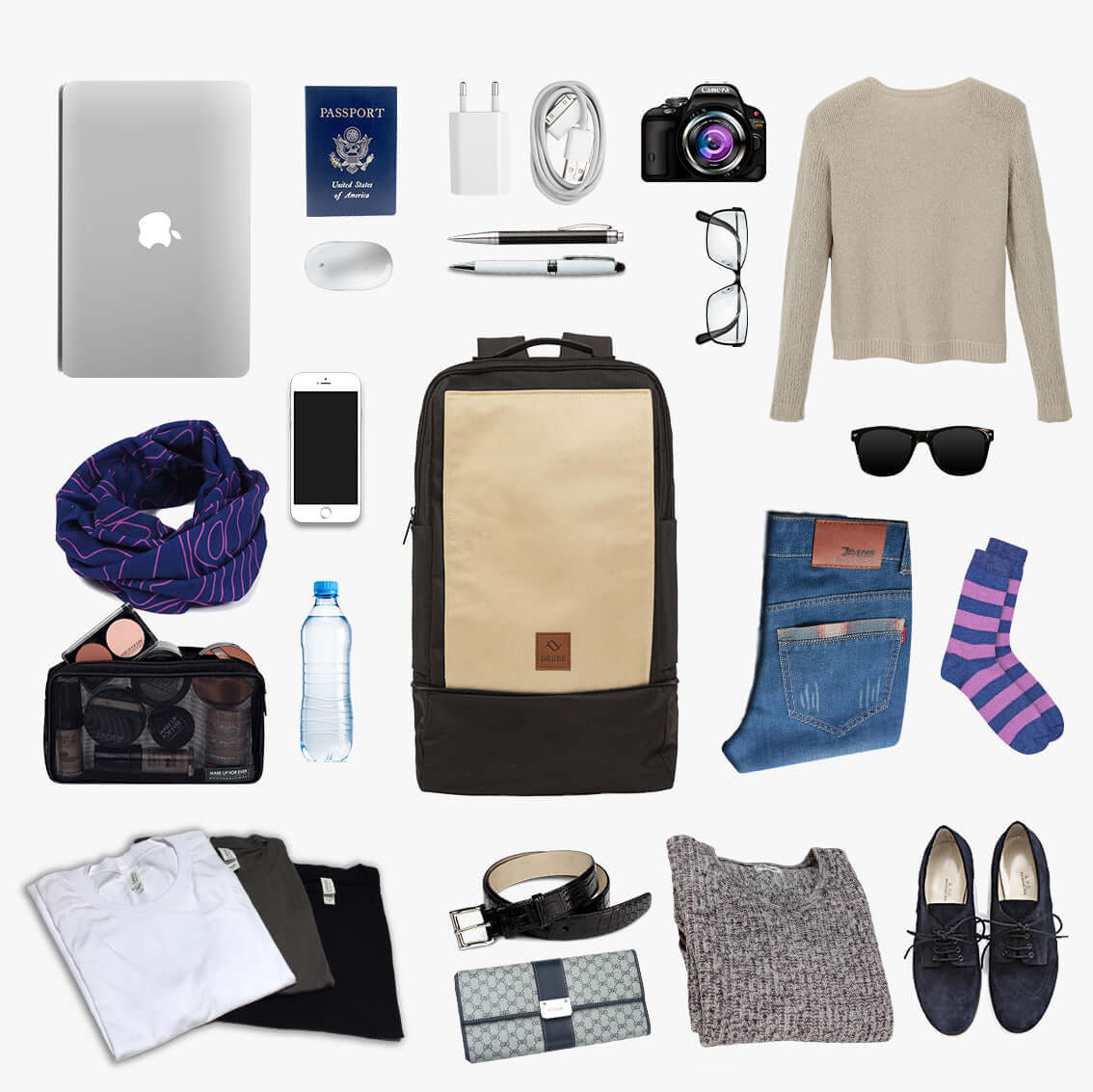 🎒 Sac à dos de voyage 2 en 1 CITYC - deslyshopping