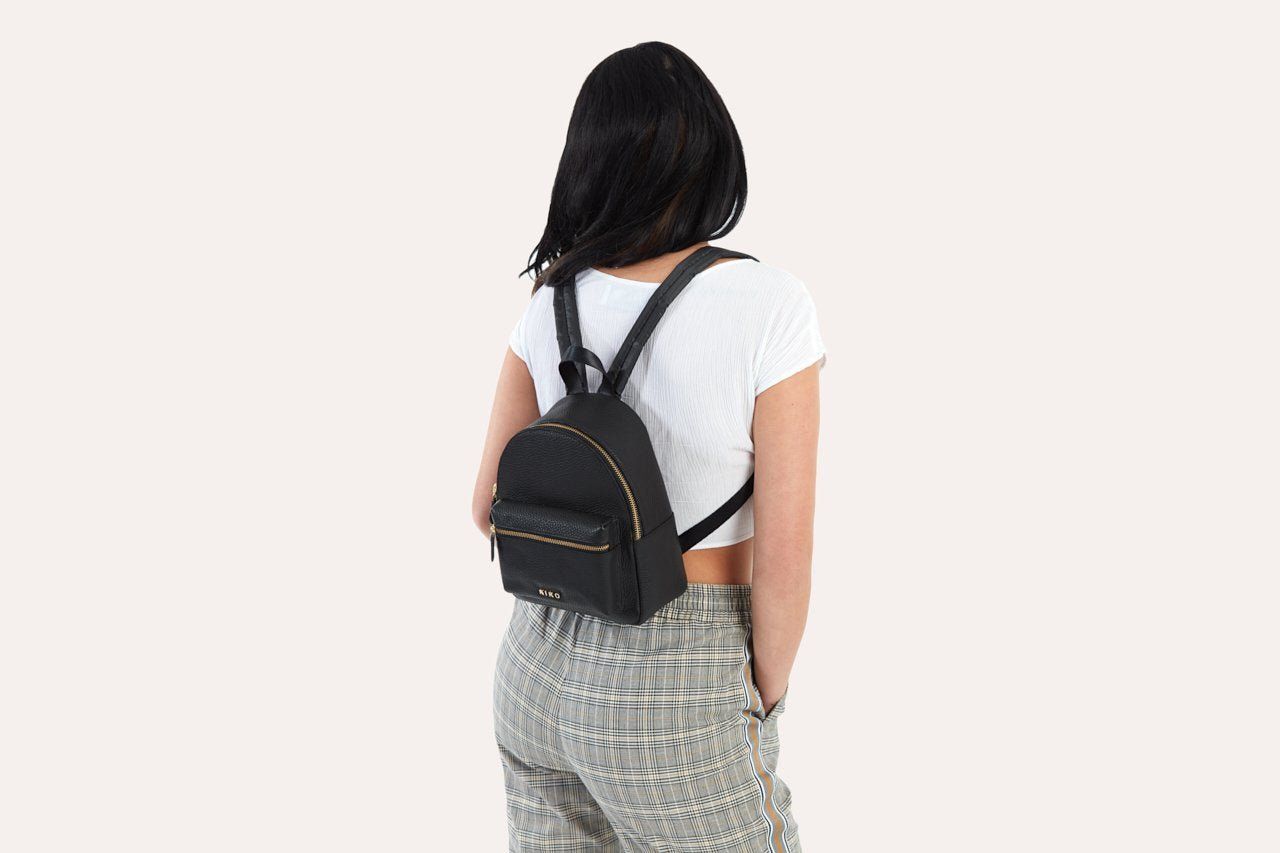 Sac à Dos Itty - Bitty en Cuir Véritable Galet 👜✨ - deslyshopping