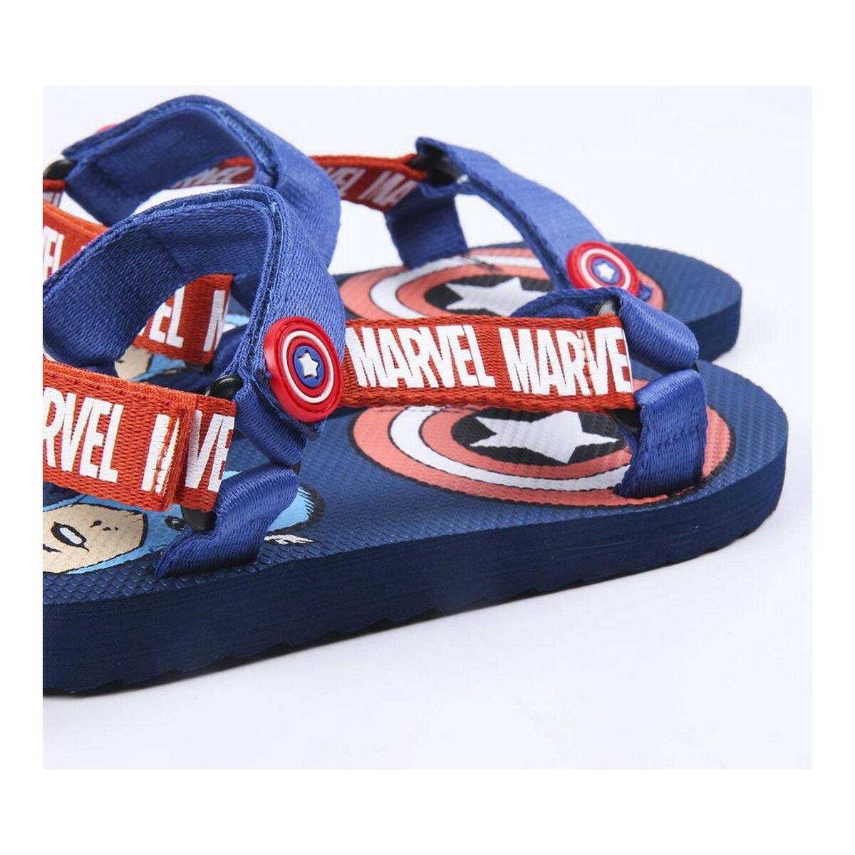 🦸‍♂️ Sandales Marvel pour Enfants – Bleu 🔵 - deslyshopping