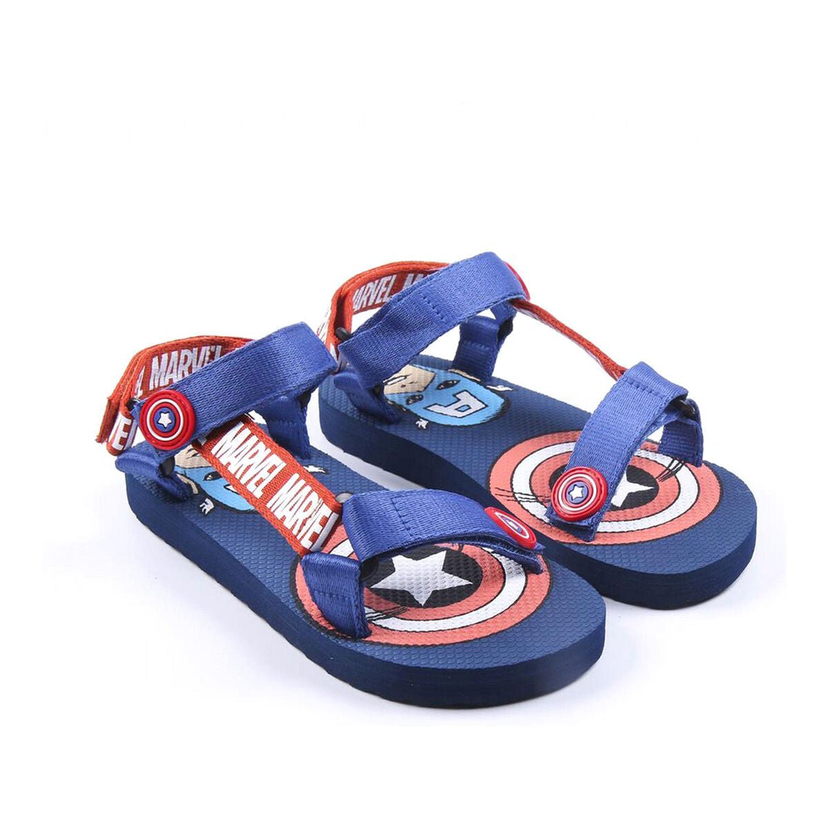 🦸‍♂️ Sandales Marvel pour Enfants – Bleu 🔵 - deslyshopping