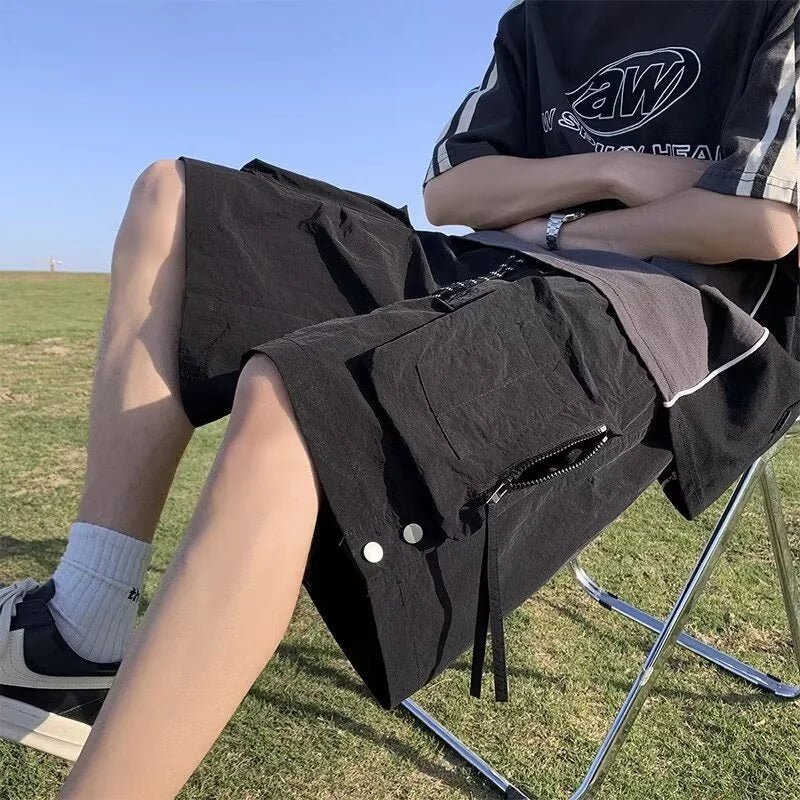 🟣 Short Cargo Violet Décontracté d'Été - deslyshopping