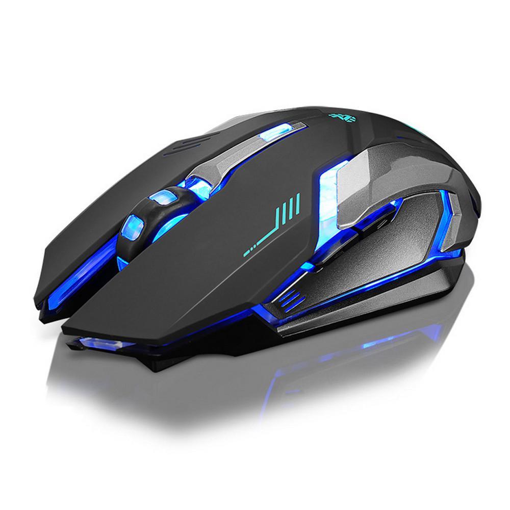 Souris de Jeu LED Silencieuse Sans Fil - deslyshopping