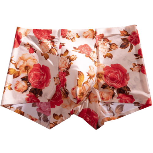 Sous - Vêtements Pour Hommes en Soie Glacée Flora - deslyshopping