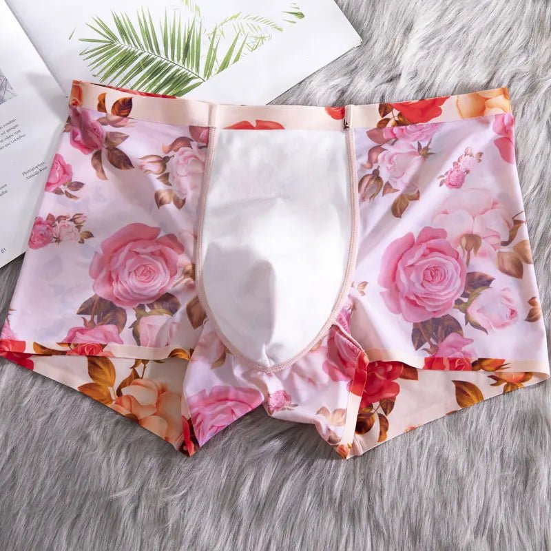 Sous - Vêtements Pour Hommes en Soie Glacée Flora - deslyshopping