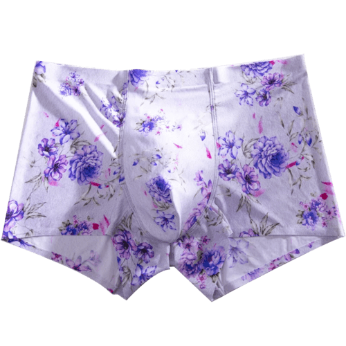 Sous - Vêtements Pour Hommes en Soie Glacée Flora - deslyshopping