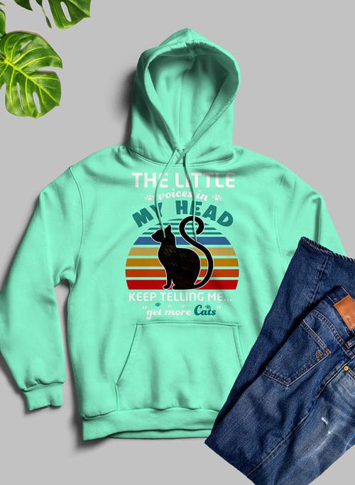 Sweat à capuche "Les petites voix dans ma tête - deslyshopping