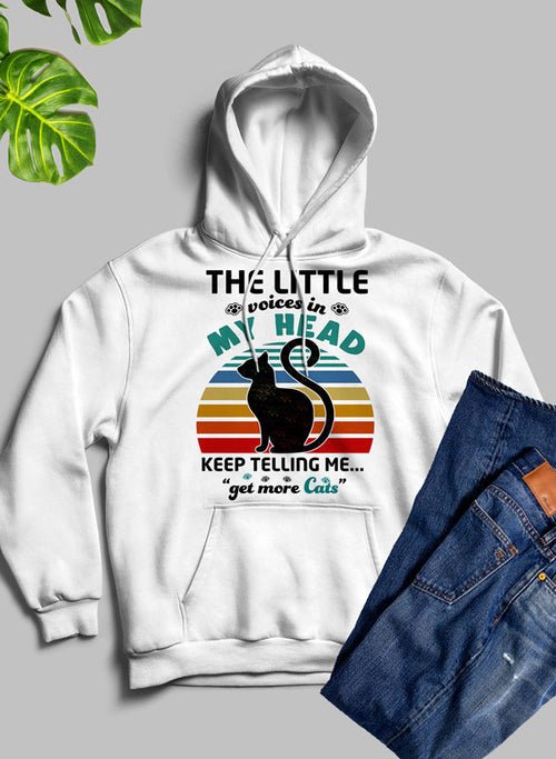 Sweat à capuche "Les petites voix dans ma tête - deslyshopping