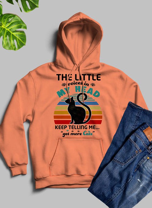 Sweat à capuche "Les petites voix dans ma tête - deslyshopping